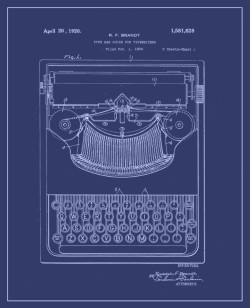 Patent - Typewriter